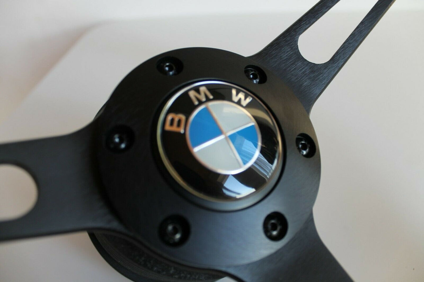 Steering wheel fits For BMW Used custom rebuld wood black 380mm wooden classic vintage hand rebuilded For E31 E32 E34 E36 Z3 1993-1998