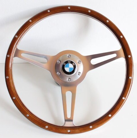 Steering wheel Fits For BMW Used Custom rebuilded Wood polished spokes Beautiful Craftmanship For E31 E32 E34 E36 Z3 1993-1998