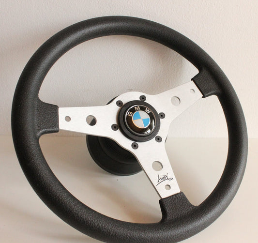 Steering wheel fits For BMW custom rebuld 340mm OEM LUISI special extra grip anti slip material drifting Sport hand rebuilded E36 Z3 E34