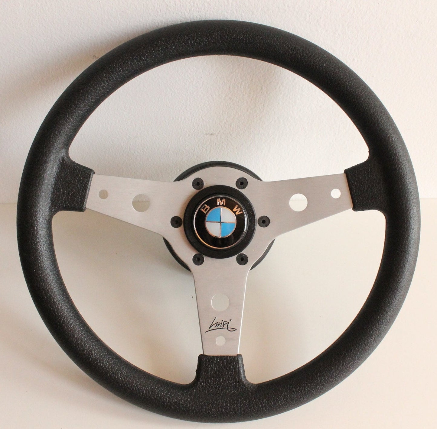 Steering wheel fits For BMW Used custom  340mm special extra grip anti slip drifting Sport hand rebuilded For E24 E28 E30 E32 E34 86-92