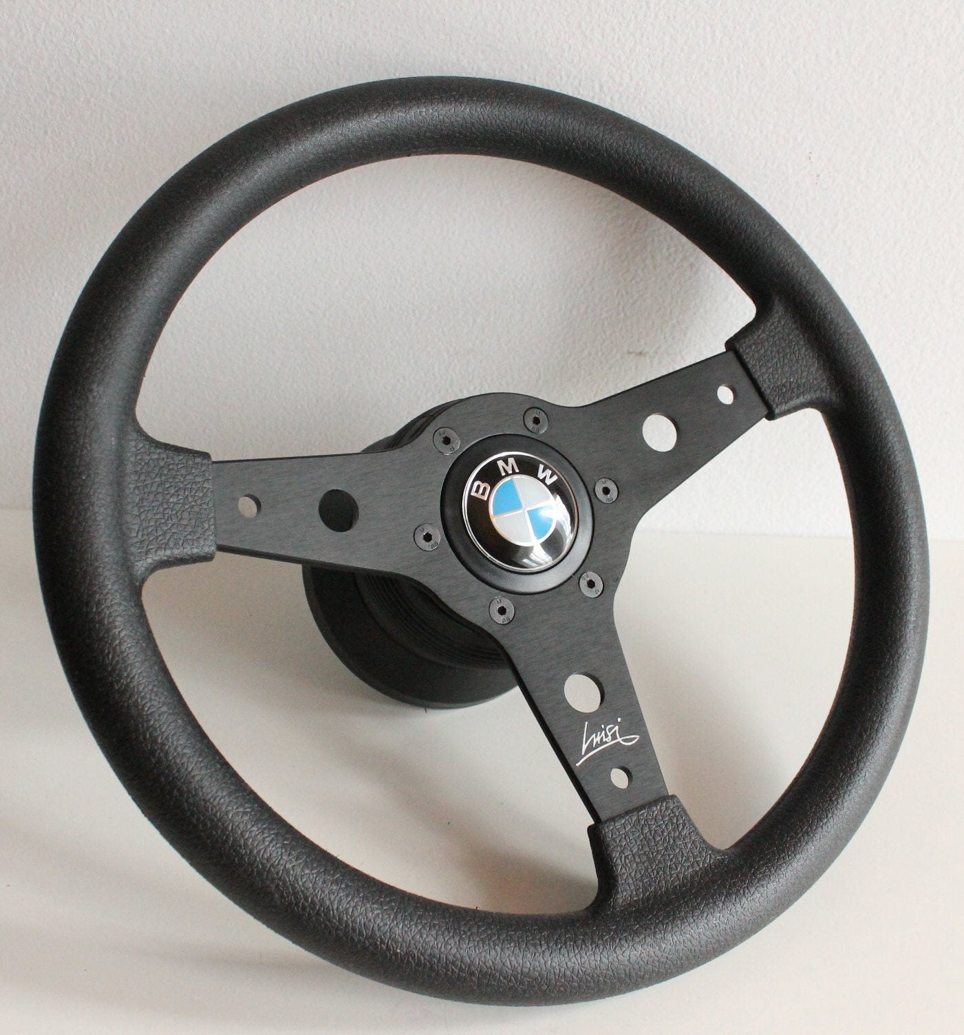 Steering wheel fits For BMW Used custom  340mm special extra grip anti slip drifting Sport hand rebuilded For E24 E28 E30 E32 E34 86-92