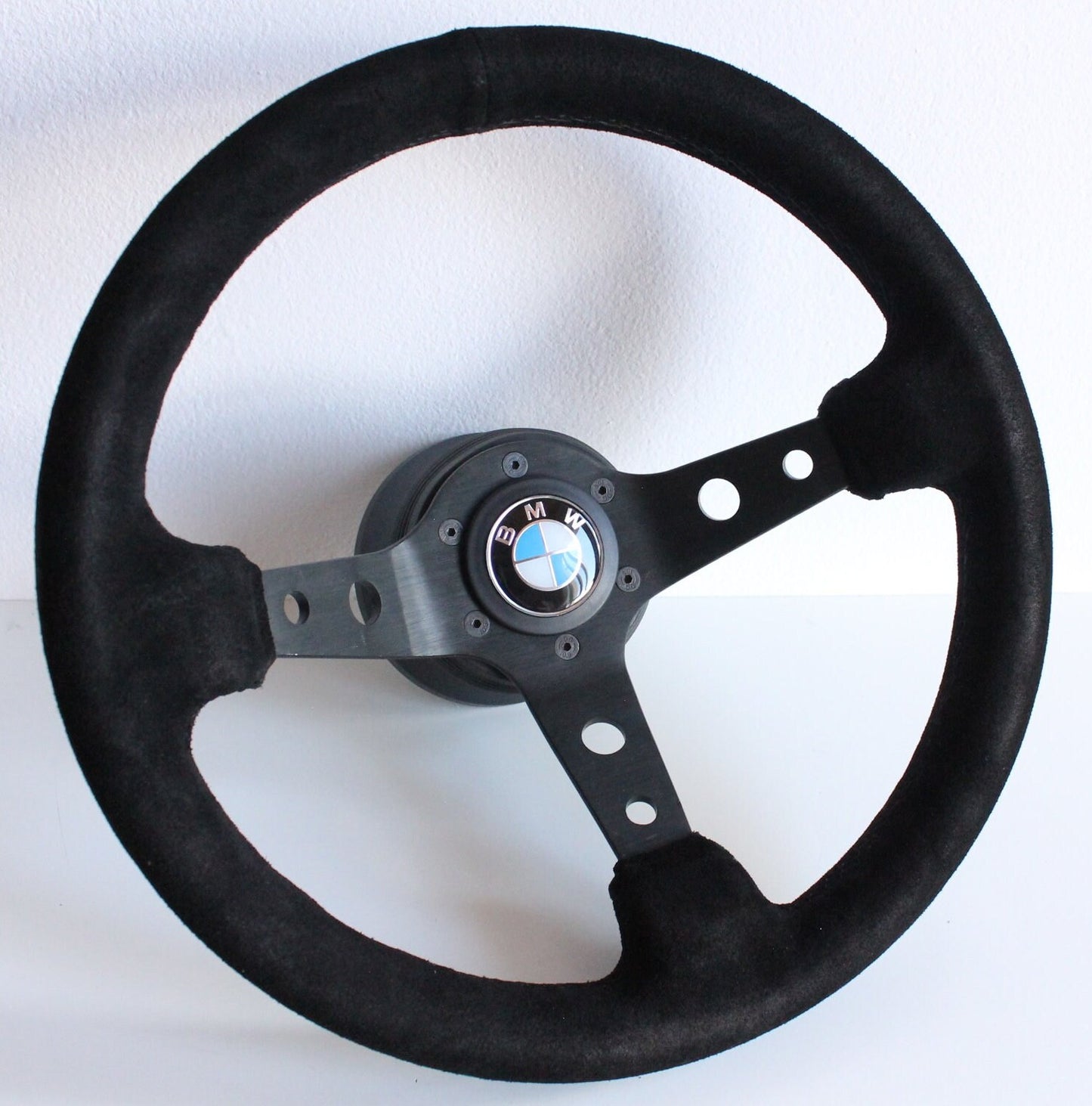 Steering wheel fits For BMW Used custom rebuild with Suede leather Blue Red Yellow Black Green hand  Deep Dish Sport E46 Z3 E38 E39 99-05'