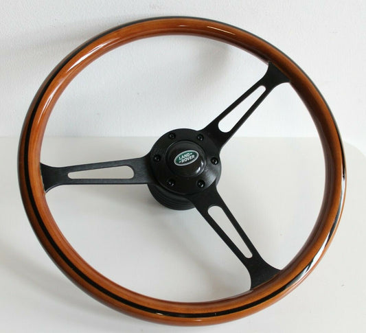 Steering wheel fits for Land Rover Discovery 1994-1998  custom rebuilded Wood Wooden Classoc 380mm