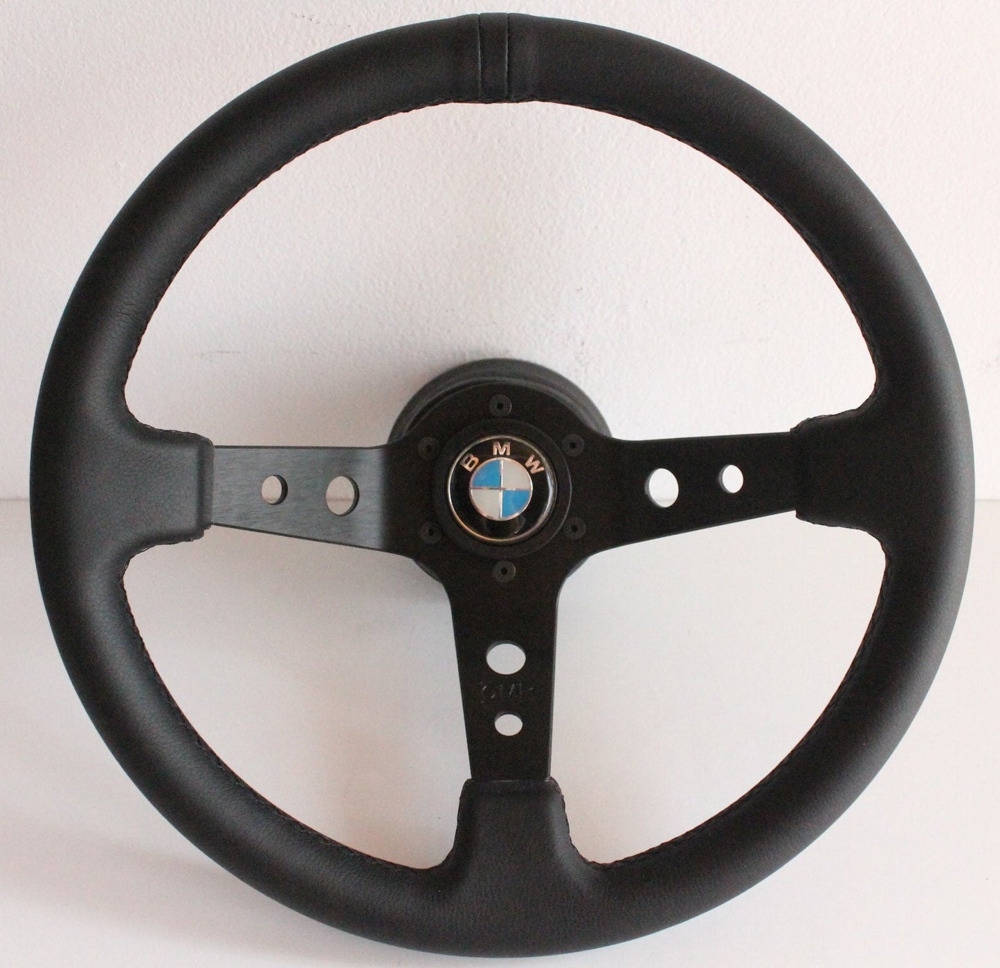 Steering wheel fits For BMW Used custom rebuild leather Black stitching hand rebuilded Deep Dish For E46 E38 E39 Z3  99-04'