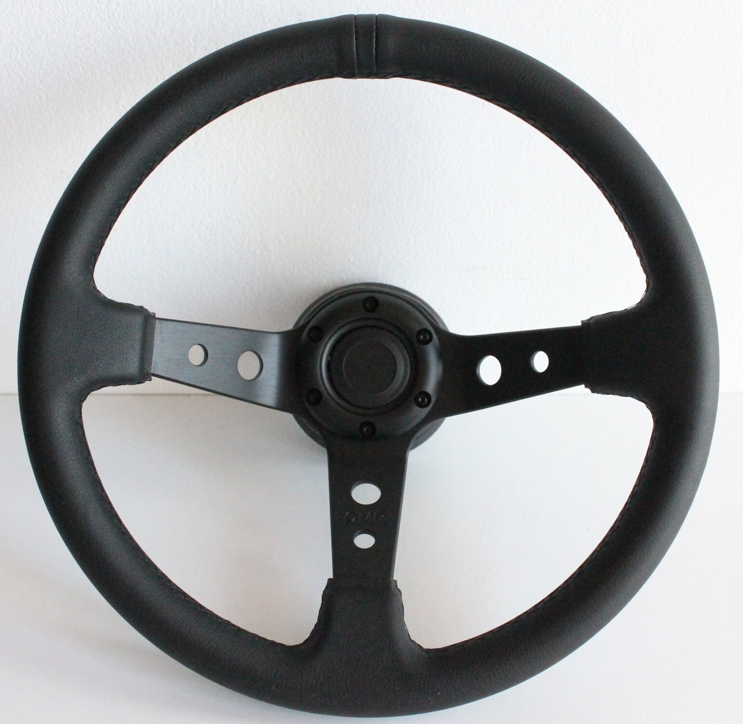 Steering wheel Used Deep dish Leather Sport 350mm rebuld hand Custom rebuilded Fits For Mercedes Benz W123 W124 W201 W126 R107 1978-1988