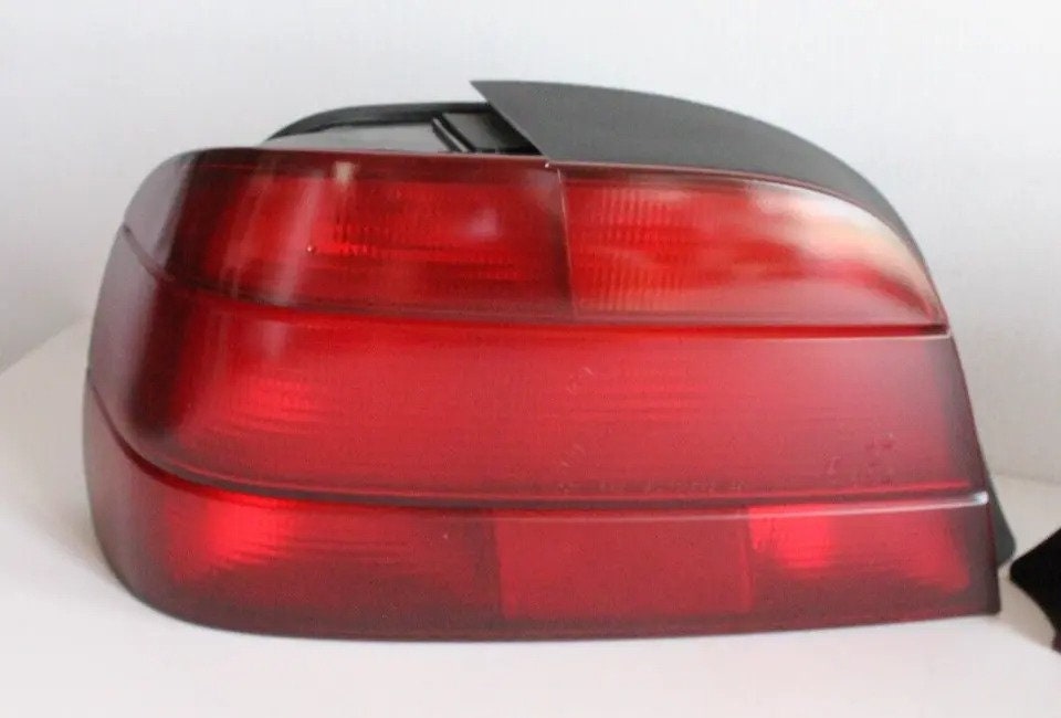 Taillights BMW E38 7 serries 1994-1998 Customed rebuilded All red and white Tinted by hand Customised Tinted